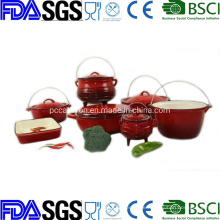 7PCS Enamel Cast Iron Cookware Set Supplier From China